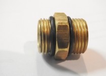EN-6013-CO   BRASS  -8 AN  Check Valve -Cap- -8 with -8 Inverted Flare for Port Check Valves